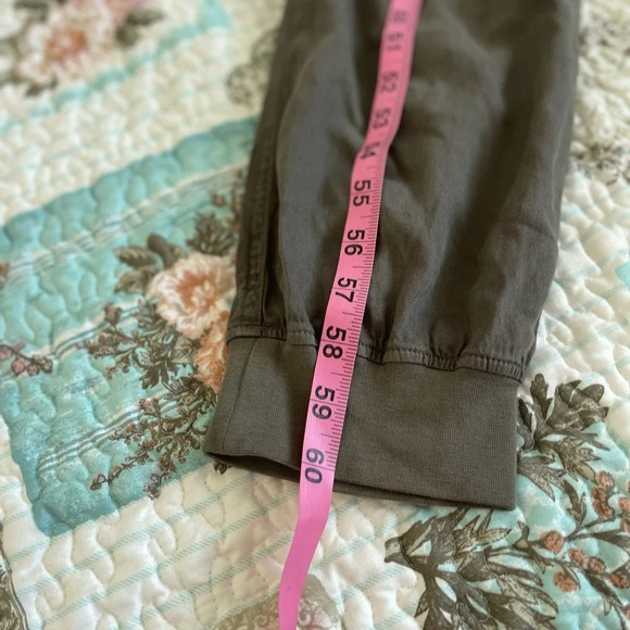 Faherty Arlie Day Jumpsuit Safari Linen Blend Green - Picture 10 of 11